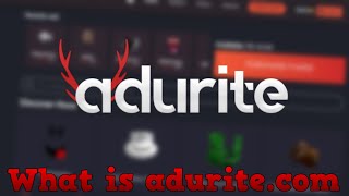 What is Aduritecom  NEW ROBLOX MARKETPLACE [upl. by Dnamron549]