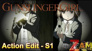 Gunslinger Girl S1 Action edit [upl. by Parlin]