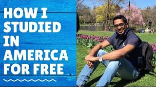 How I got a 100full ride scholarship from American Universities  My experiences Ashish Fernando [upl. by Sadoc]