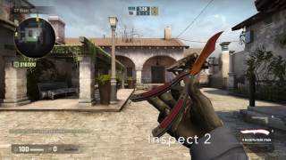 CSGO Butterfly Knife all animations showcase [upl. by Bank]