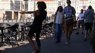 Completely Drunk Woman Staggering Around [upl. by Namrak]