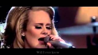 Adele One And Only HD OFFICIAL VIDEO LYRICS LIVE [upl. by Vittorio]