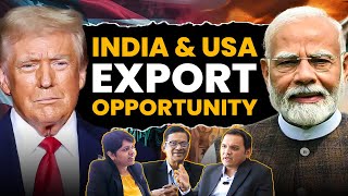 INDIA  USA  CHINA  Export Opportunity Tariff Modi Trump Meeting  KDSushma [upl. by Aleacem]