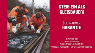 EVAG Ausbildung zum Gleisbauer [upl. by Otto]