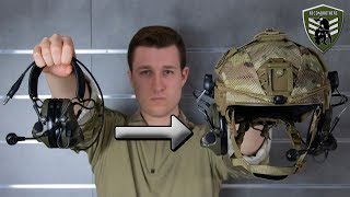 How to Mount a PELTOR ComTac Onto a Helmet [upl. by Gazzo267]