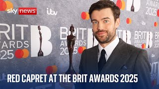 BRIT Awards 2025 red carpet live [upl. by Agnimod]