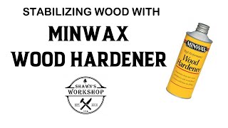 Stabilizing Wood Knife Handles with Minwax Wood Hardener [upl. by Hedaza426]