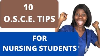 OSCE TIPS FOR NURSES  STUDENT NURSES [upl. by Nage]