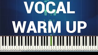 ♬ VOCAL WARM UPS 1 3 OCTAVES MAJOR SCALES ♬ [upl. by Alliw]