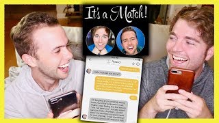 READING OUR TINDER CONVERSATION with RYLAND [upl. by Braeunig]