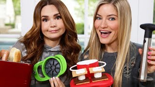 TESTING MORE FUN KITCHEN GADGETS w iJustine Part 2 [upl. by Aicinad282]