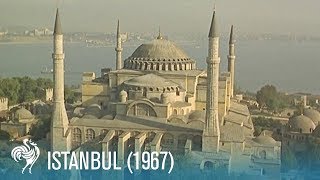 A Travel Guide to Istanbul in the Sixties The Mystery City of Mosques 1967  British Pathé [upl. by Ekud]