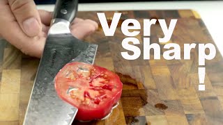 How to Sharpen a Knife to Razor Sharpness  Extremely Sharp whetstone sharpening tutorial [upl. by Lebasy]