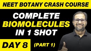 BIOMOLECULES in 1 Shot Part 1  All Theory Tricks amp PYQs  Class 11  NEET [upl. by Lebasiram]