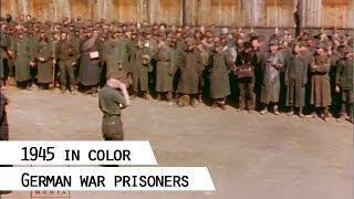 German war prisoners 1945 in color [upl. by Francesco448]