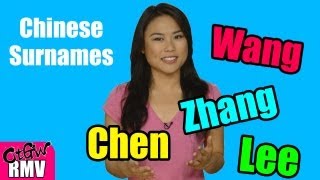 Top 10 Chinese Surnames  OriginsFacts [upl. by Onitrof]