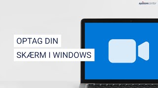 Optag din skærm i Windows 10 [upl. by Yroger817]