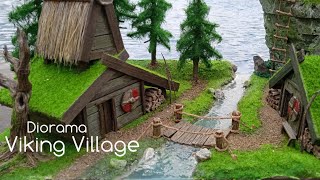 How to Build Realistic Viking Village Diorama [upl. by Carena]