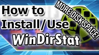 WinDirStat Guide  Great for Cleaning Up DiskSpace  How 2 Install amp Use [upl. by Mailli]