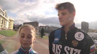 Aleksandra Boikova amp Dmitrii Kozlovskii Interview  Russia [upl. by Inverson]