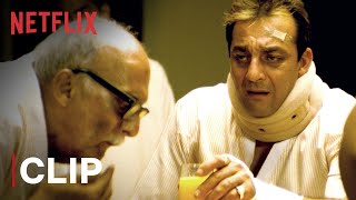 Munna Bhai MBBS Carrom Scene  Sanjay Dutt Arshad Warsi  Netflix India [upl. by Osana797]