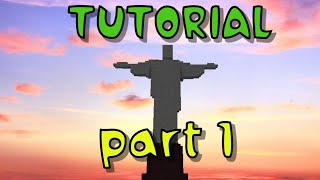 Tutorial  PART 1  Christ the Redeemer statue [upl. by Enytsuj]