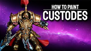 How to Paint Custodes [upl. by Ailam176]