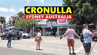 CRONULLA City Centre SYDNEY Australia Walking Tour [upl. by Ayila]