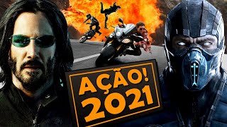 8 FILMES DE AÇÃO MAIS ESPERADOS DE 2021 [upl. by Bethesda92]