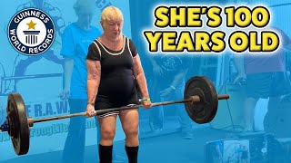 Worlds Oldest Competitive Powerlifter  Guinness World Records [upl. by Lleroj]