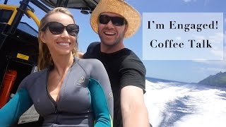 Im Engaged amp How to Eat on Vacation  Coffee Talk with Z [upl. by Nortna]