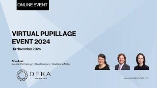 Virtual Pupillage Event [upl. by Katya]