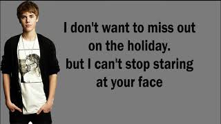 Justin Bieber  Mistletoe  Lyrics Video [upl. by Worsham]