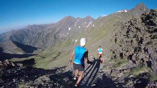 Kilian Jornet incredible downhill comapedrosa skyrace in a record pace [upl. by Akenal]