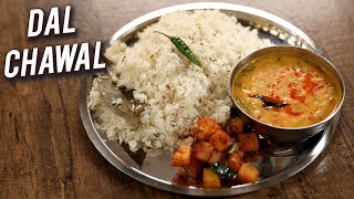 Dal Chawal  How To Make Dal Rice  Yellow Dal amp Jeera Rice  Traditional Veg Recipe By Chef Varun [upl. by Yeclek]