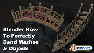 Blender How To Perfectly Bend Meshes amp Objects [upl. by Cailean]