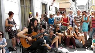 Estas Tonne at the Pflasterspektakel in Linz Austria [upl. by Eillehs580]