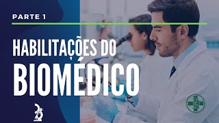 Áreas de atuação do biomédico  PARTE 1 [upl. by Belak]