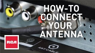 How To Connect Your Antenna to Your TV [upl. by Ginevra]