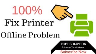 How To Fix Printer Offline Problem [upl. by Giordano]