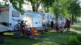 Visiting the Soo Locks Campground [upl. by Silra]