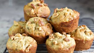 Easy Banana Nut Muffins [upl. by Ahseuqal]