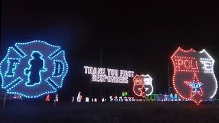 Take a drive through the Winter Wonder Lights Spectacular Christmas Light Show [upl. by Meilen]