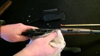 Henry Lever Action 22lr take down and cleaning after 2000 rounds [upl. by Ntisuj]