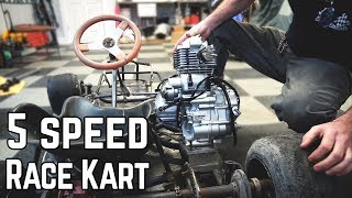 Were Building a 5 Speed Racing Kart 16HP [upl. by Adnawad]