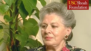 Holocaust Survivor Helen Colin Full Testimony  USC Shoah Foundation [upl. by Idihc689]