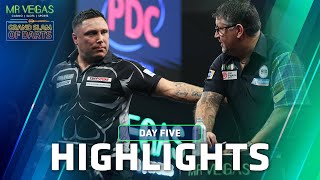 REVENGE OR REPEAT  Day Five Highlights  2023 Mr Vegas Grand Slam of Darts [upl. by Berger813]