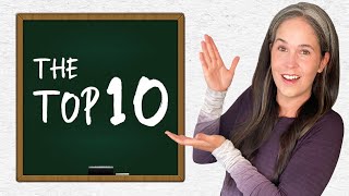 English Words – The Top 10 – Pronunciation Guide – Learn English American English [upl. by Robinia325]