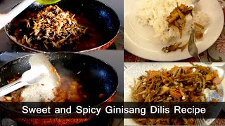 Sweet and Spicy Ginisang Dilis Recipe [upl. by Aidnama]