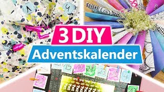 Adventskalender selber machen für Freundin Freund Mama Papa  3 tolle Ideen  DIY Inspiration [upl. by Anette]